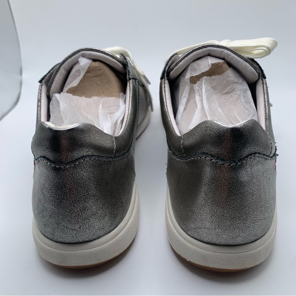 Josef Seibel Women's Silver Metallic Lace-Up Sneakers - Picture 7 of 11